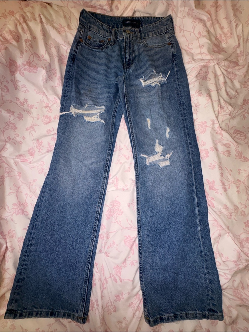 American Eagle Outfitters Low Rise Flare Jeans